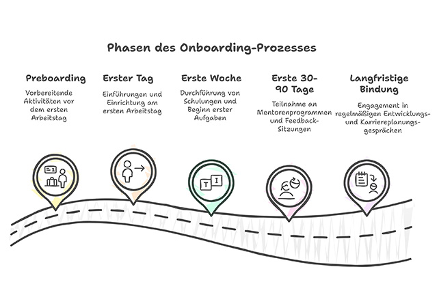 Die Onboarding-Phasen
